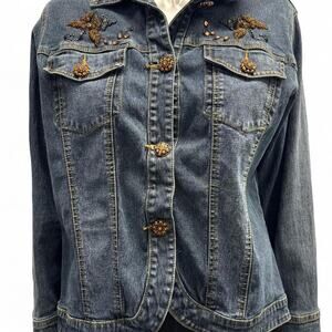beaded jean jacket